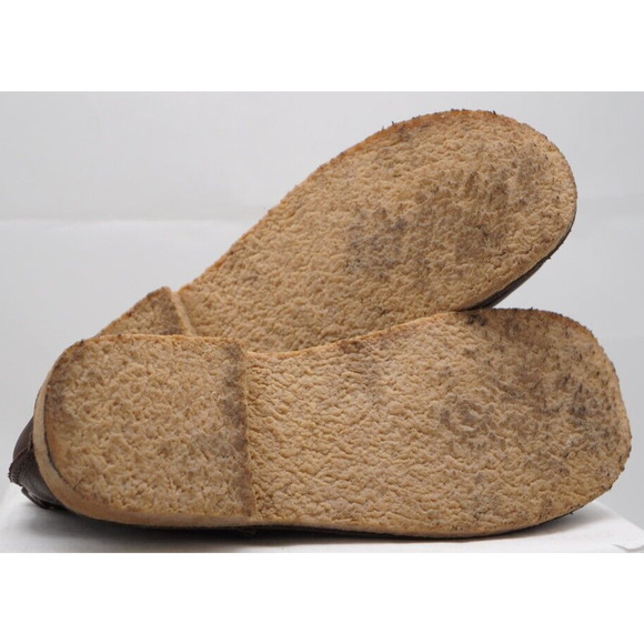 Baffin Relax Crepe sole Chelsea Ankle Bootie M005 Brown Leather Size 12 - Picture 10 of 11